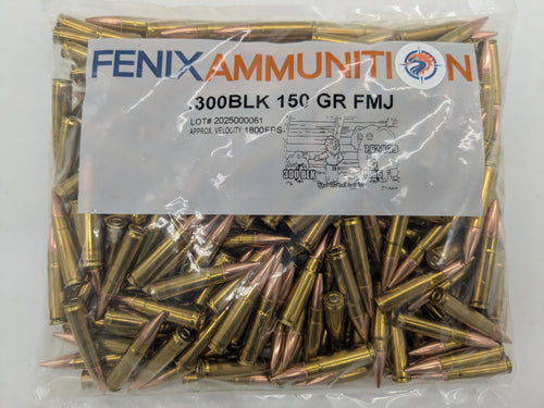 .300 Blackout 150gr FMJ (250 ct.)